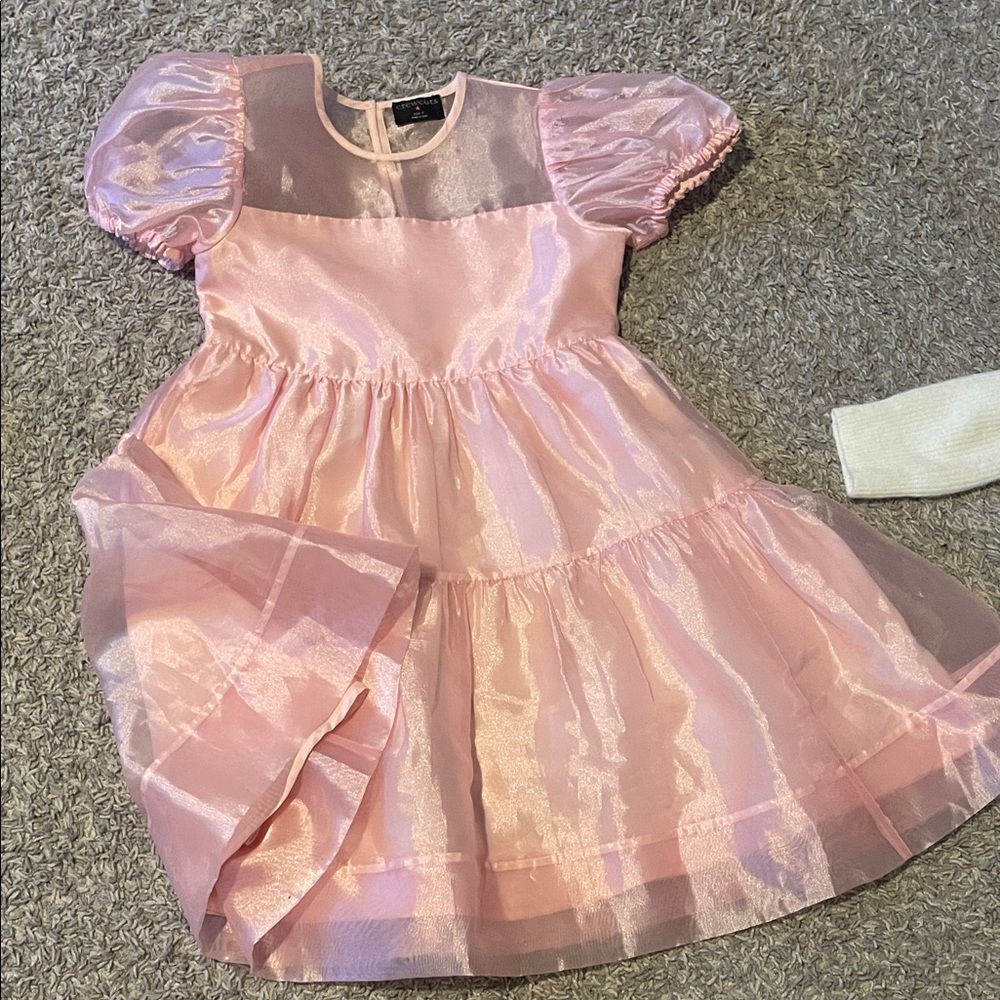 Crewcuts pink dress in size 7
